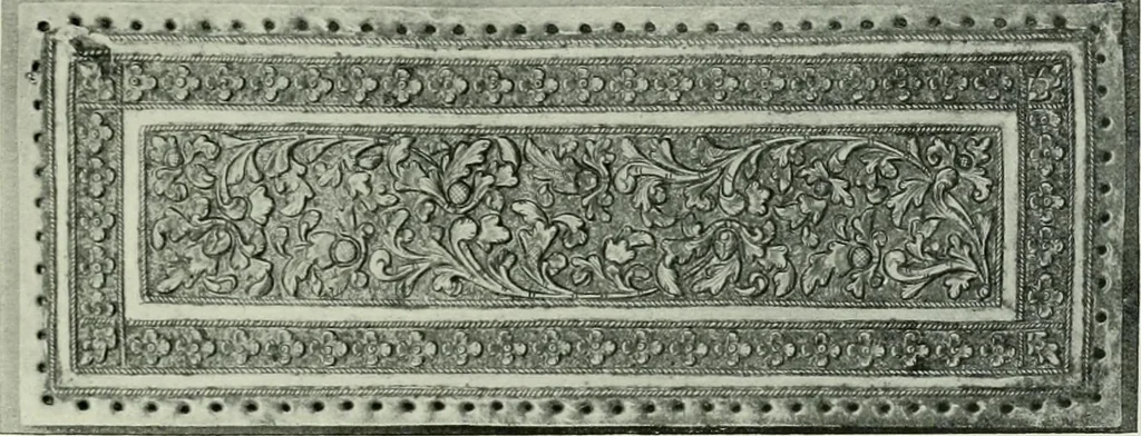 An illustration from Oriental silverwork, Malay and Chinese, with over 250 original illustrations; a handbook for connoisseurs, collectors, students and silversmiths, 1910, leaf 178