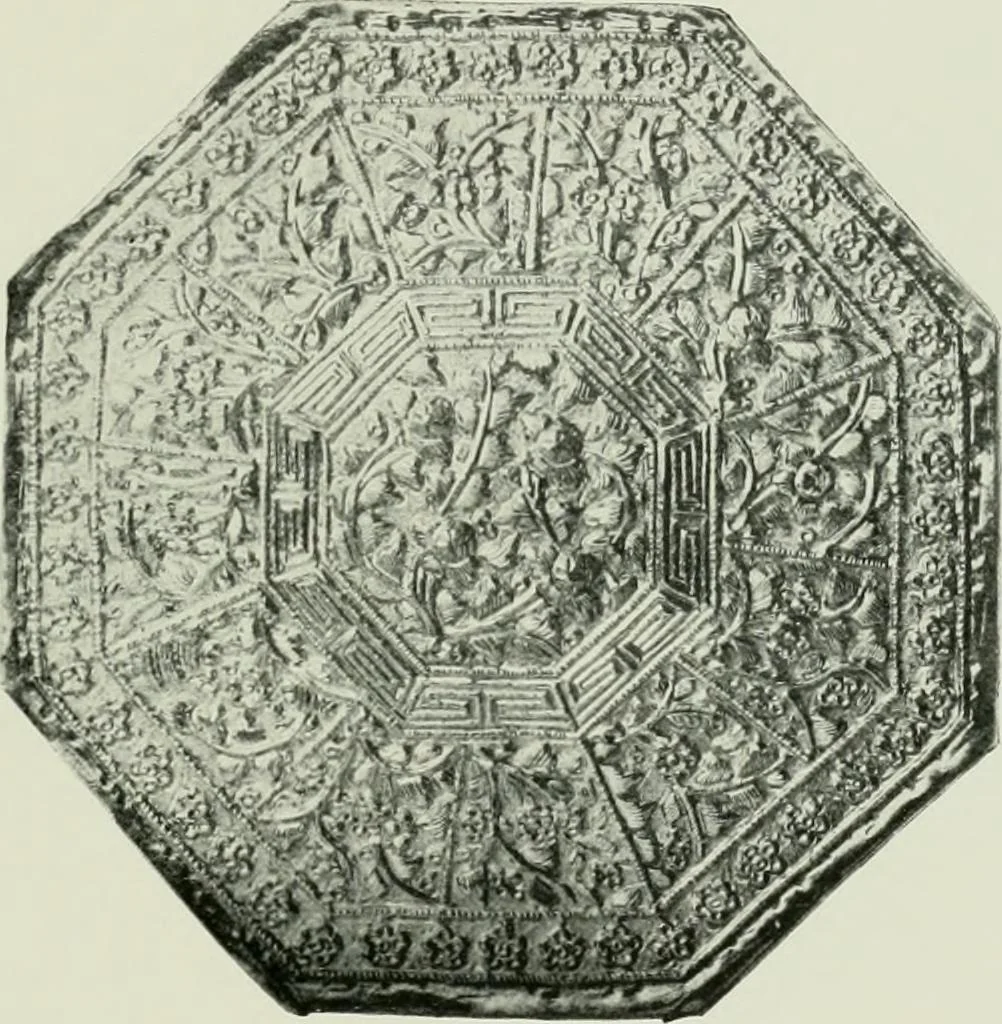 An illustration from Oriental silverwork, Malay and Chinese, with over 250 original illustrations; a handbook for connoisseurs, collectors, students and silversmiths, 1910, leaf 190