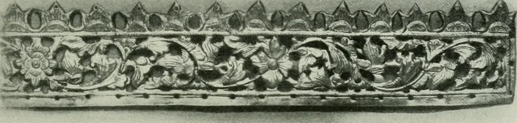 An illustration from Oriental silverwork, Malay and Chinese, with over 250 original illustrations; a handbook for connoisseurs, collectors, students and silversmiths, 1910, leaf 194