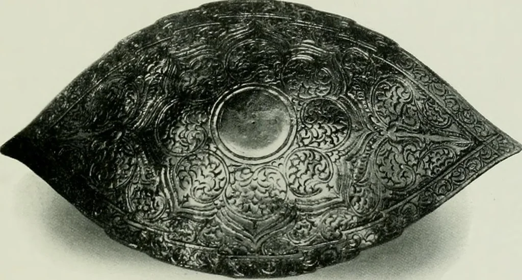 An illustration from Oriental silverwork, Malay and Chinese, with over 250 original illustrations; a handbook for connoisseurs, collectors, students and silversmiths, 1910, leaf 220