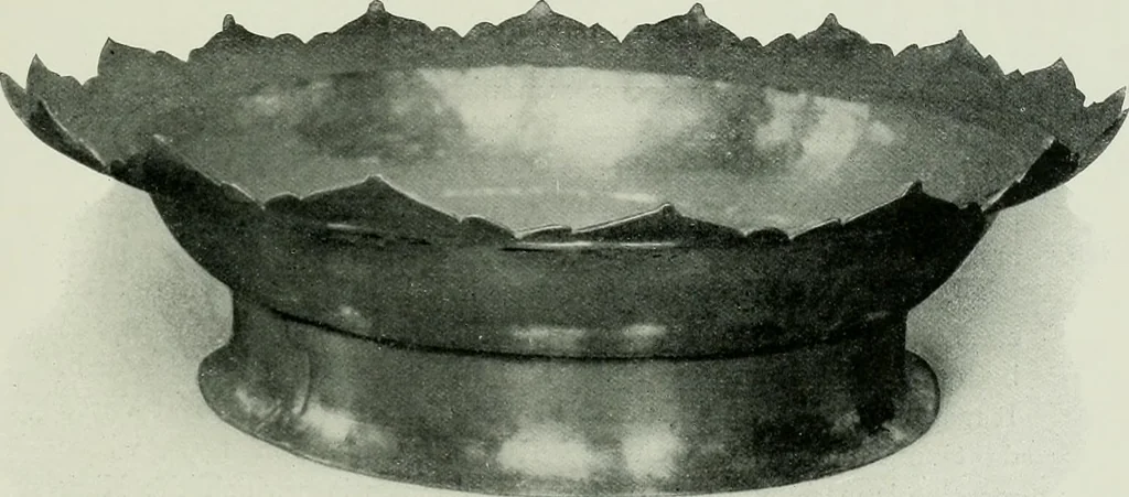 An illustration from Oriental silverwork, Malay and Chinese, with over 250 original illustrations; a handbook for connoisseurs, collectors, students and silversmiths, 1910, leaf 240