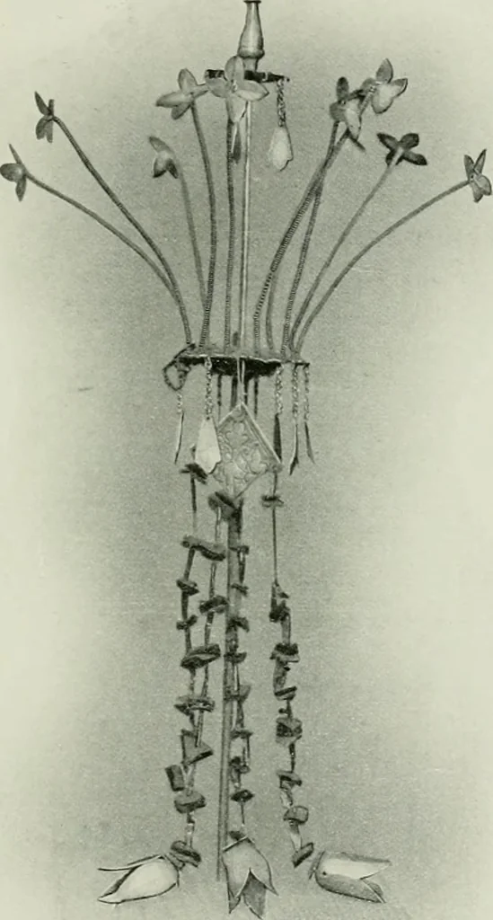 An illustration from Oriental silverwork, Malay and Chinese, with over 250 original illustrations; a handbook for connoisseurs, collectors, students and silversmiths, 1910, leaf 254