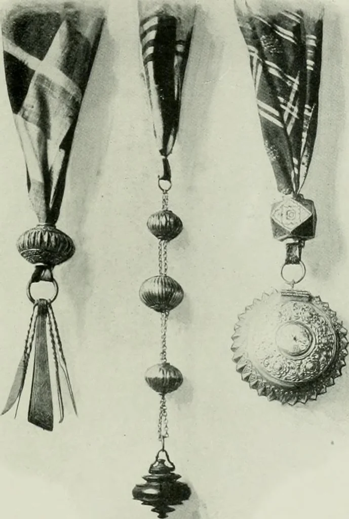 An illustration from Oriental silverwork, Malay and Chinese, with over 250 original illustrations; a handbook for connoisseurs, collectors, students and silversmiths, 1910, leaf 264