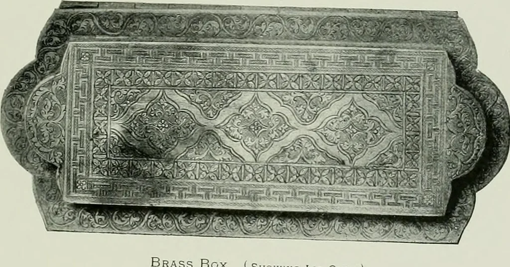 An illustration from Oriental silverwork, Malay and Chinese, with over 250 original illustrations; a handbook for connoisseurs, collectors, students and silversmiths, 1910, leaf 294