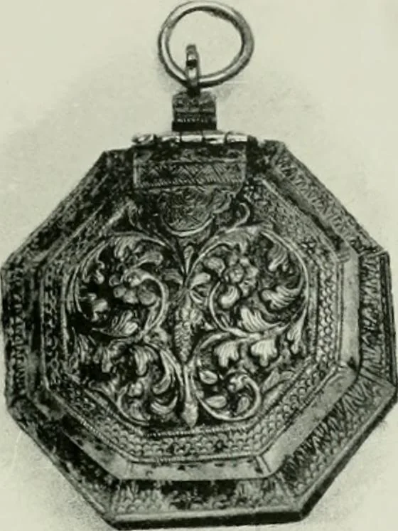 An illustration from Oriental silverwork, Malay and Chinese, with over 250 original illustrations; a handbook for connoisseurs, collectors, students and silversmiths, 1910, leaf 64