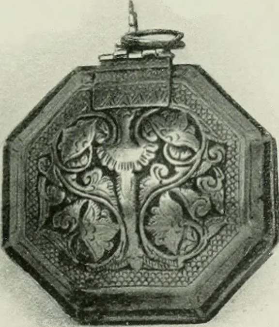 An illustration from Oriental silverwork, Malay and Chinese, with over 250 original illustrations; a handbook for connoisseurs, collectors, students and silversmiths, 1910, leaf 66