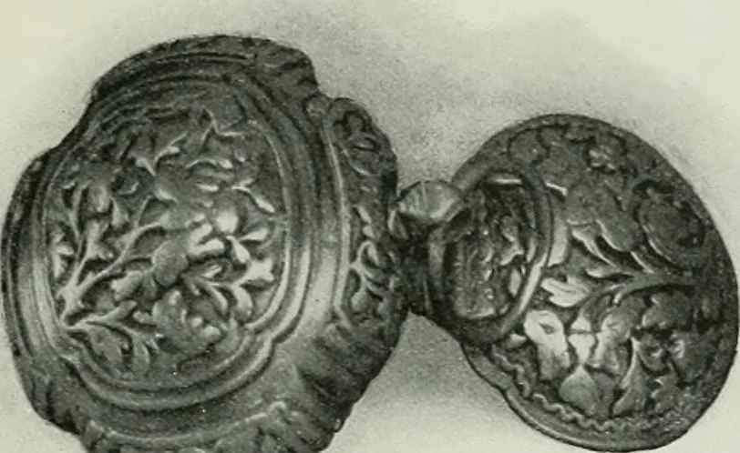An illustration from Oriental silverwork, Malay and Chinese, with over 250 original illustrations; a handbook for connoisseurs, collectors, students and silversmiths, 1910, leaf 68
