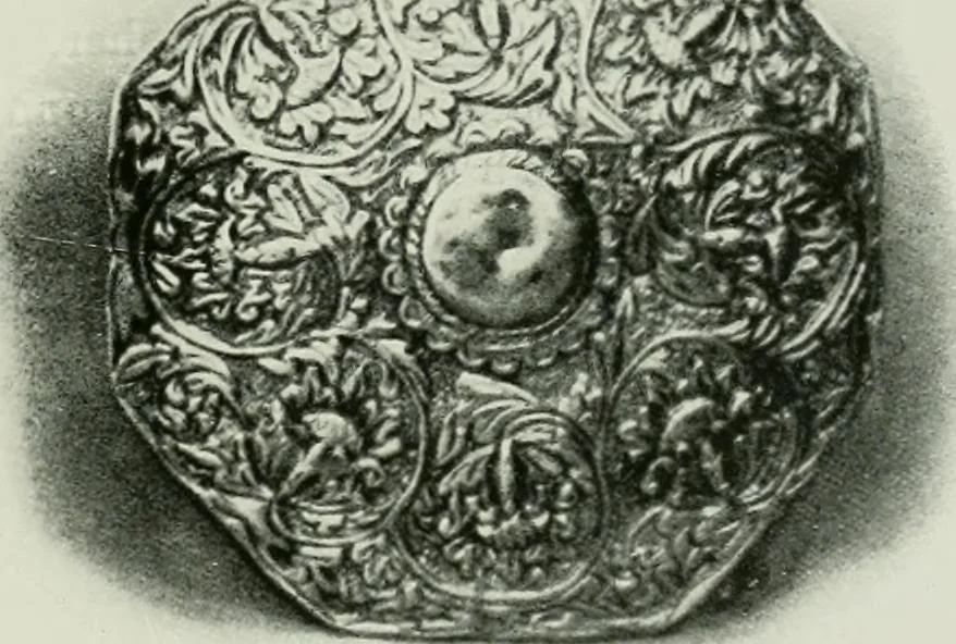 An illustration from Oriental silverwork, Malay and Chinese, with over 250 original illustrations; a handbook for connoisseurs, collectors, students and silversmiths, 1910, leaf 80