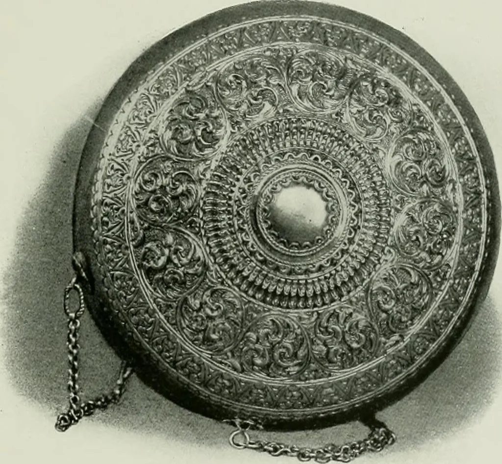 An illustration from Oriental silverwork, Malay and Chinese, with over 250 original illustrations; a handbook for connoisseurs, collectors, students and silversmiths, 1910, leaf 82
