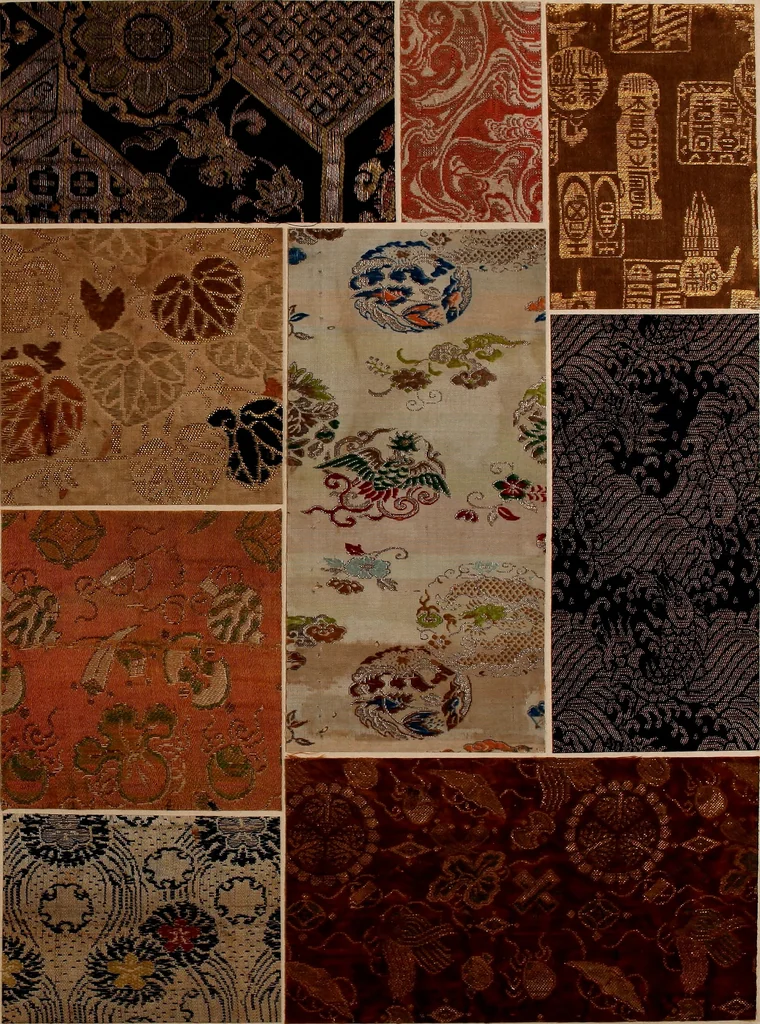 An illustration from [Oriental textile samples, 1700, leaf 12