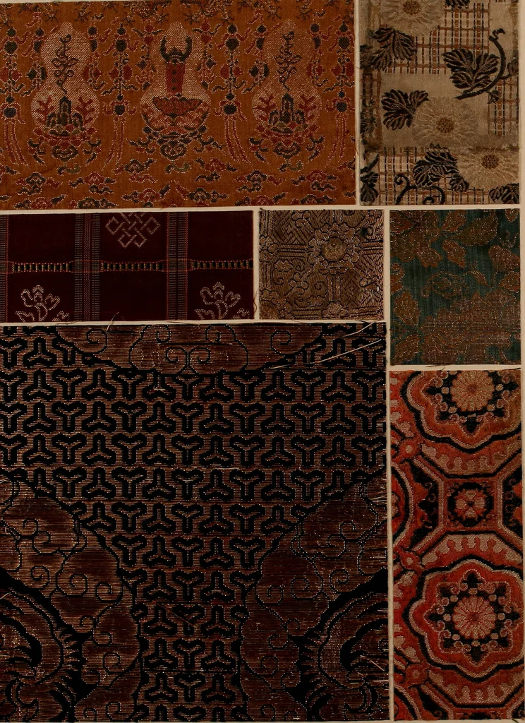 An illustration from [Oriental textile samples, 1700, leaf 17