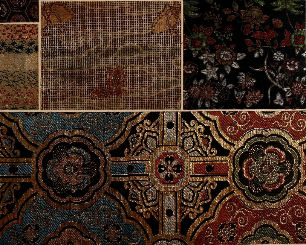An illustration from [Oriental textile samples, 1700, leaf 28