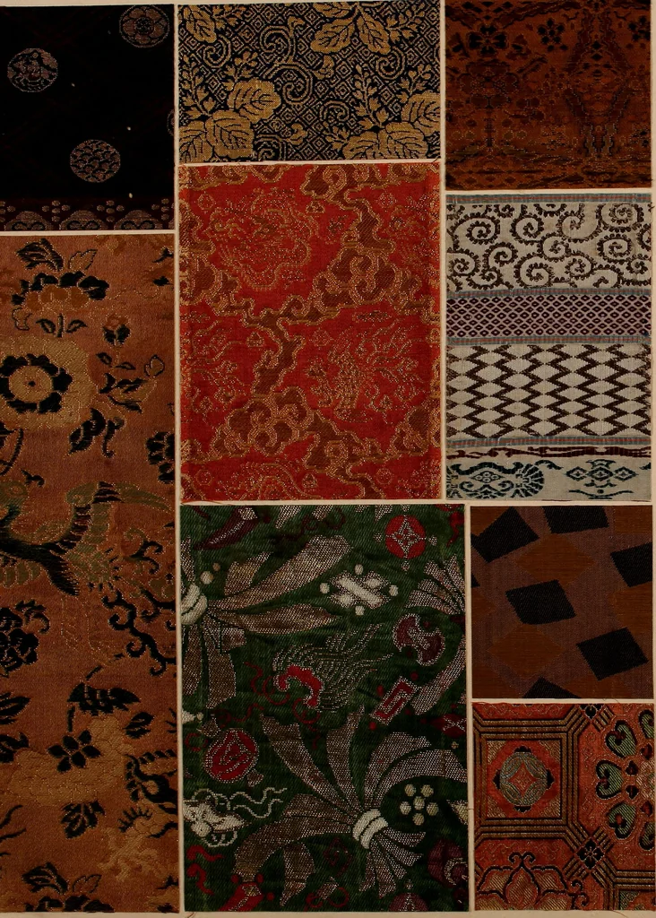 An illustration from [Oriental textile samples, 1700, leaf 3