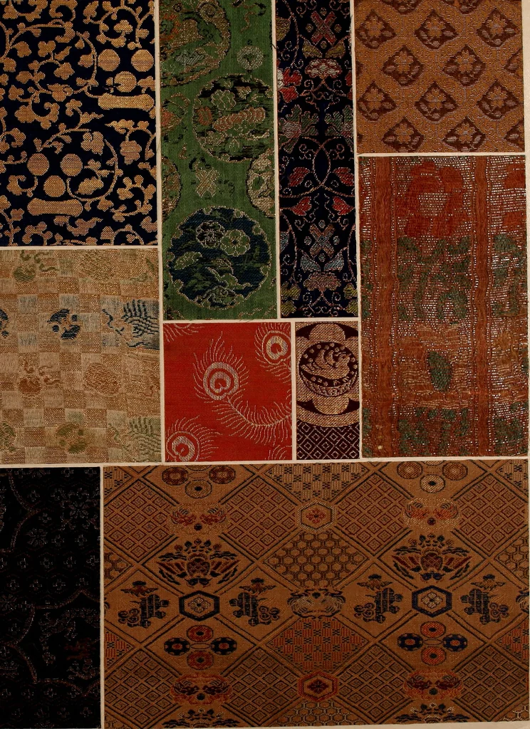 An illustration from [Oriental textile samples, 1700, leaf 32
