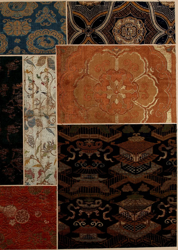 An illustration from [Oriental textile samples, 1700, leaf 34