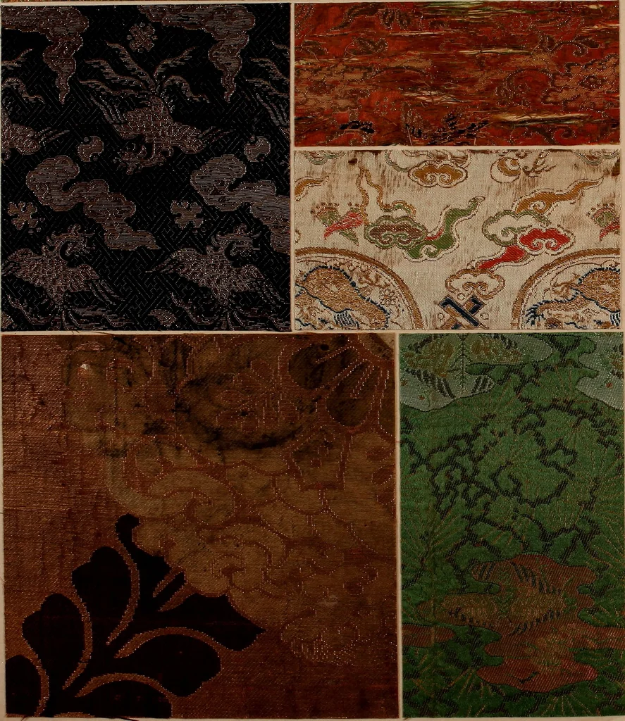 An illustration from [Oriental textile samples, 1700, leaf 37