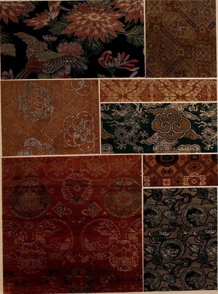 An illustration from [Oriental textile samples, 1700, leaf 38