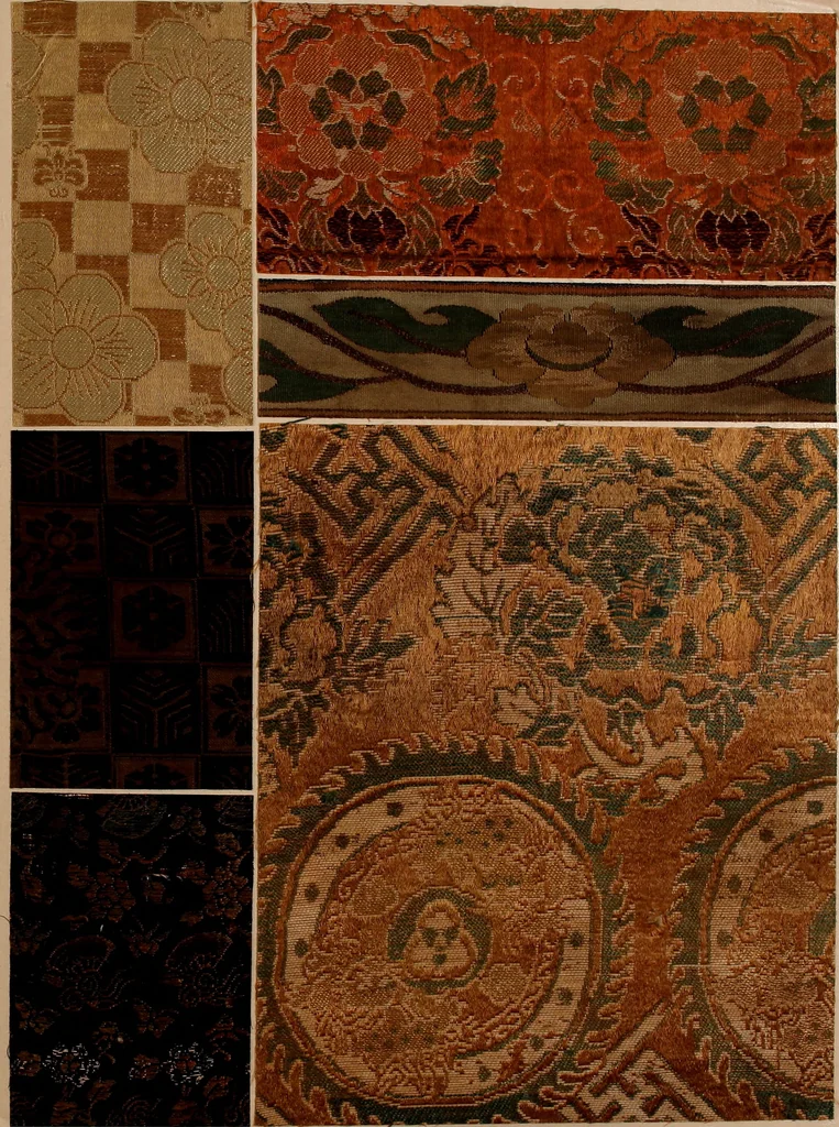 An illustration from [Oriental textile samples, 1700, leaf 12