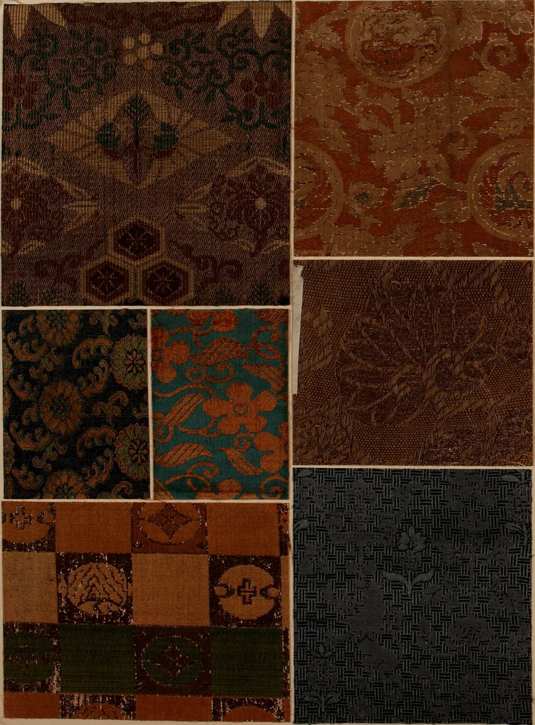An illustration from [Oriental textile samples, 1700, leaf 13