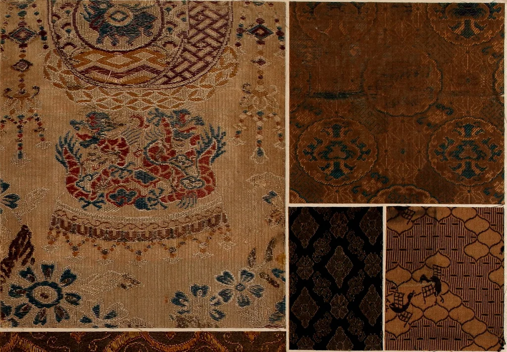 An illustration from [Oriental textile samples, 1700, leaf 18