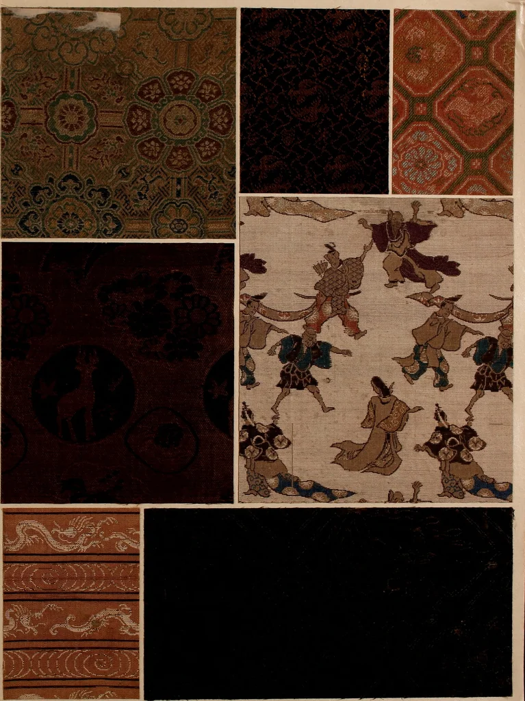 An illustration from [Oriental textile samples, 1700, leaf 22