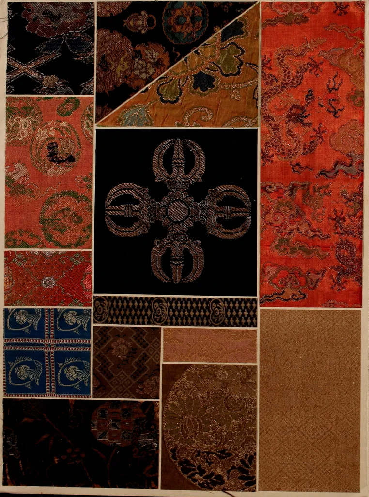 An illustration from [Oriental textile samples, 1700, leaf 27