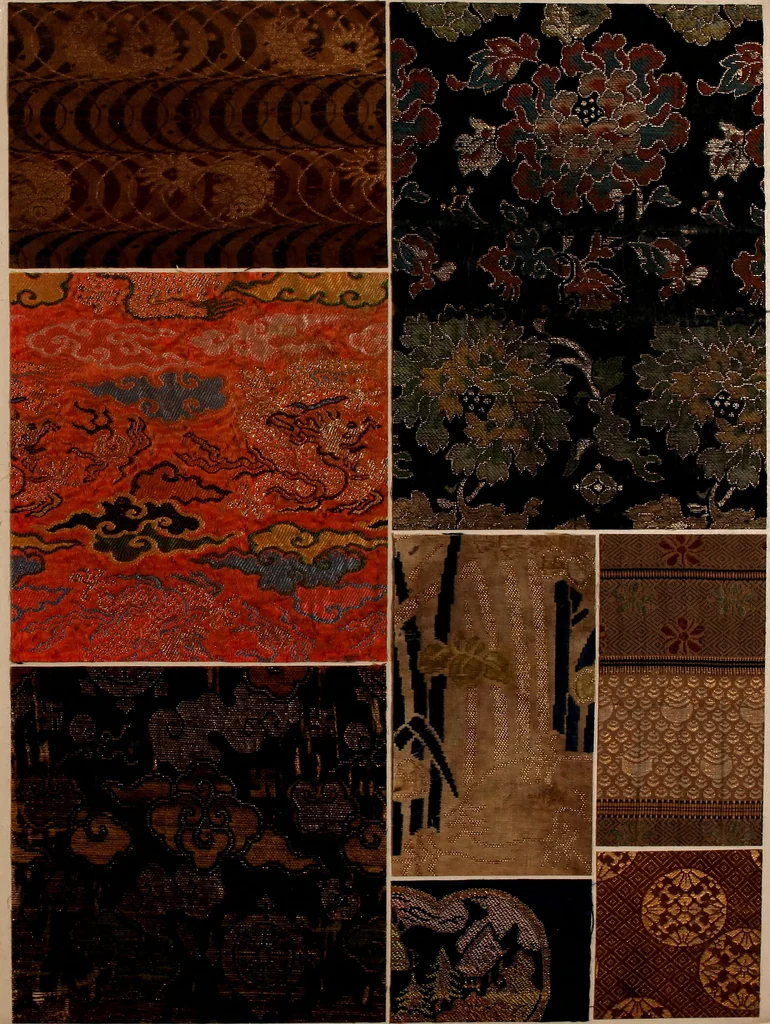 An illustration from [Oriental textile samples, 1700, leaf 32