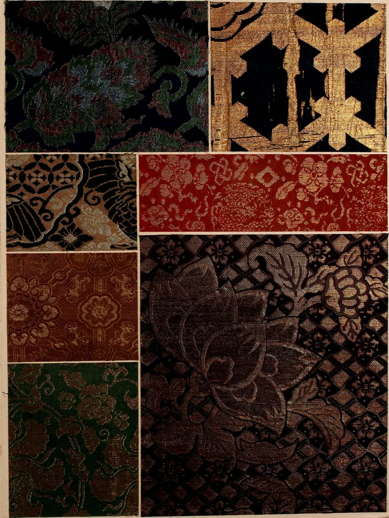 An illustration from [Oriental textile samples, 1700, leaf 38