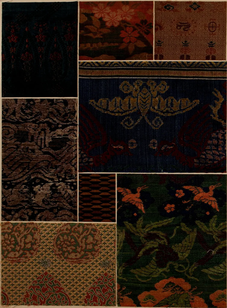An illustration from [Oriental textile samples, 1700, leaf 5