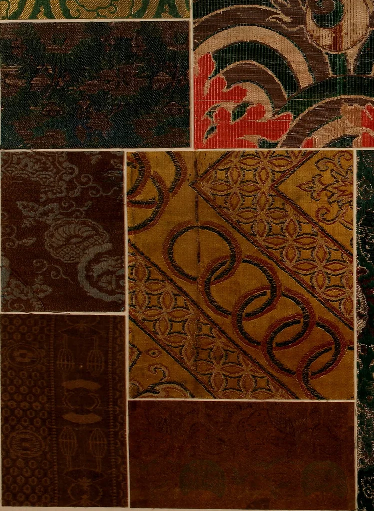 An illustration from [Oriental textile samples, 1700, leaf 9