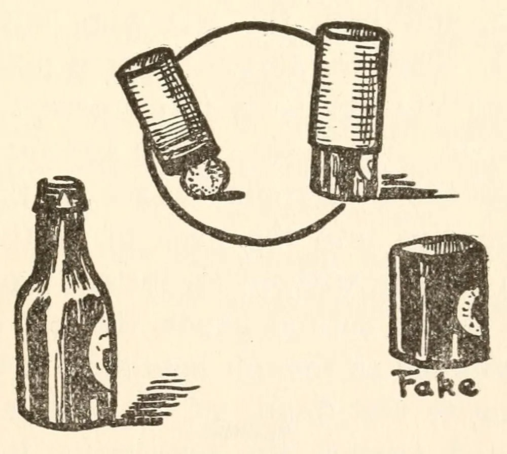 An illustration from Original creation for magicians hitherto kept up his sleeve, 1920, leaf 79
