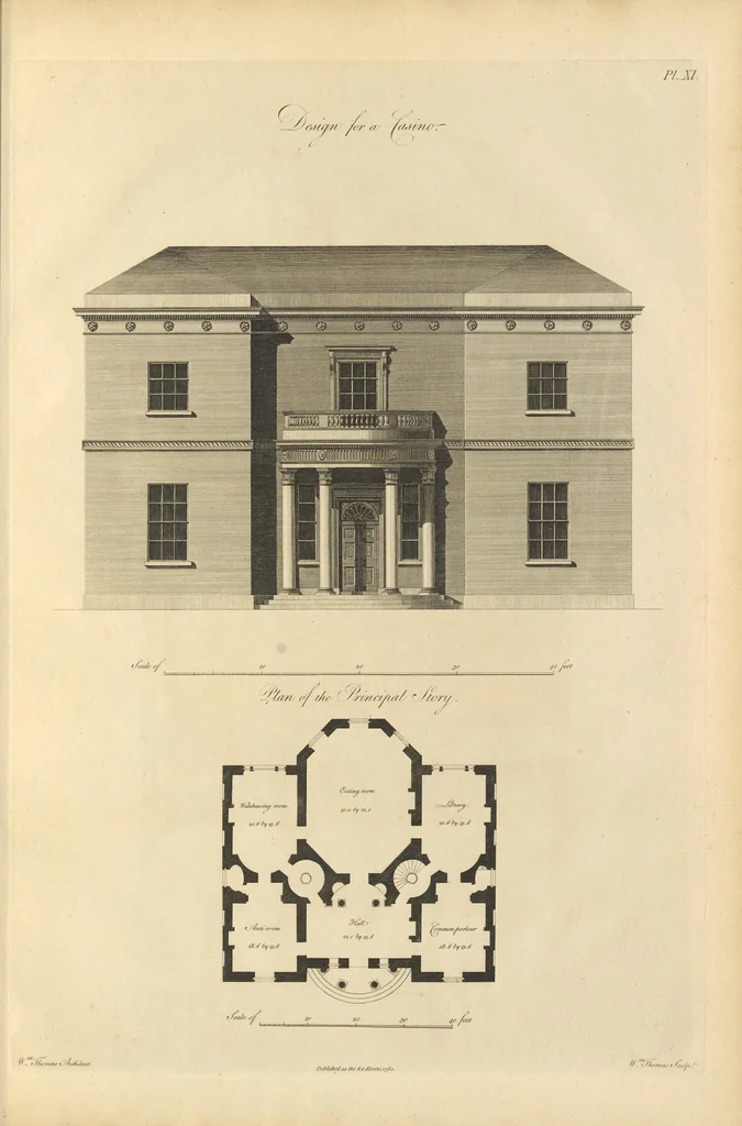 An illustration from Original designs in architecture, 1783, leaf 41