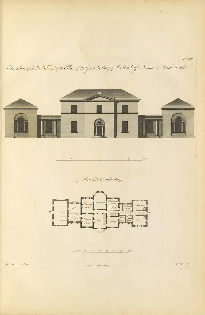 An illustration from Original designs in architecture, 1783, leaf 63