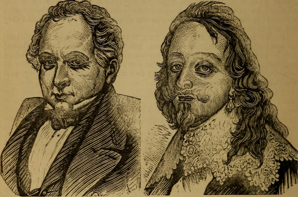 An illustration from An original and illustrated physiological and physiognomical chart, 1873, leaf 101