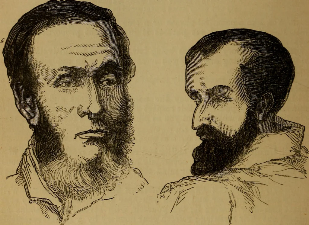 An illustration from An original and illustrated physiological and physiognomical chart, 1873, leaf 111