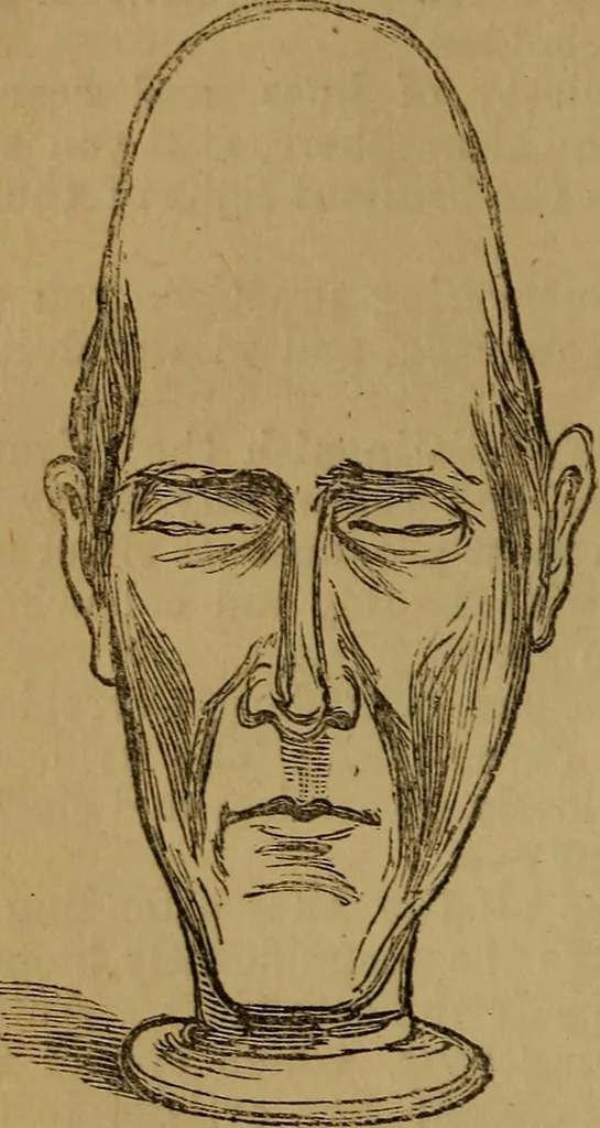 An illustration from An original and illustrated physiological and physiognomical chart, 1873, leaf 113