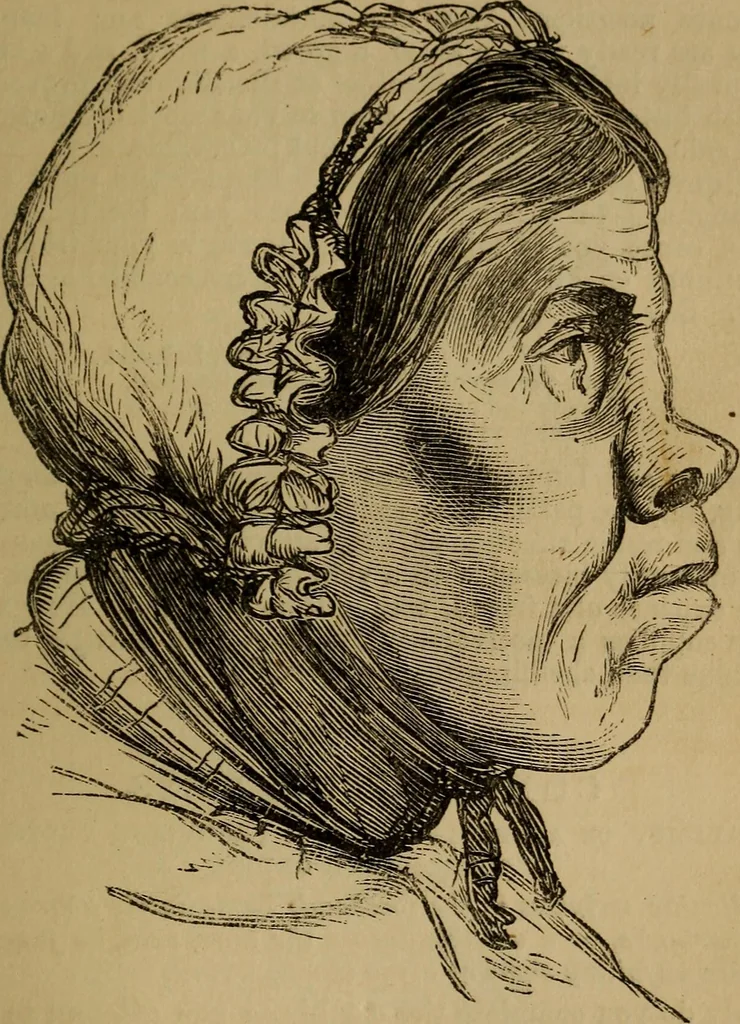 An illustration from An original and illustrated physiological and physiognomical chart, 1873, leaf 126