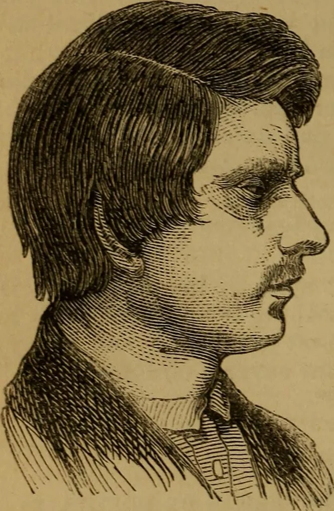 An illustration from An original and illustrated physiological and physiognomical chart, 1873, leaf 149
