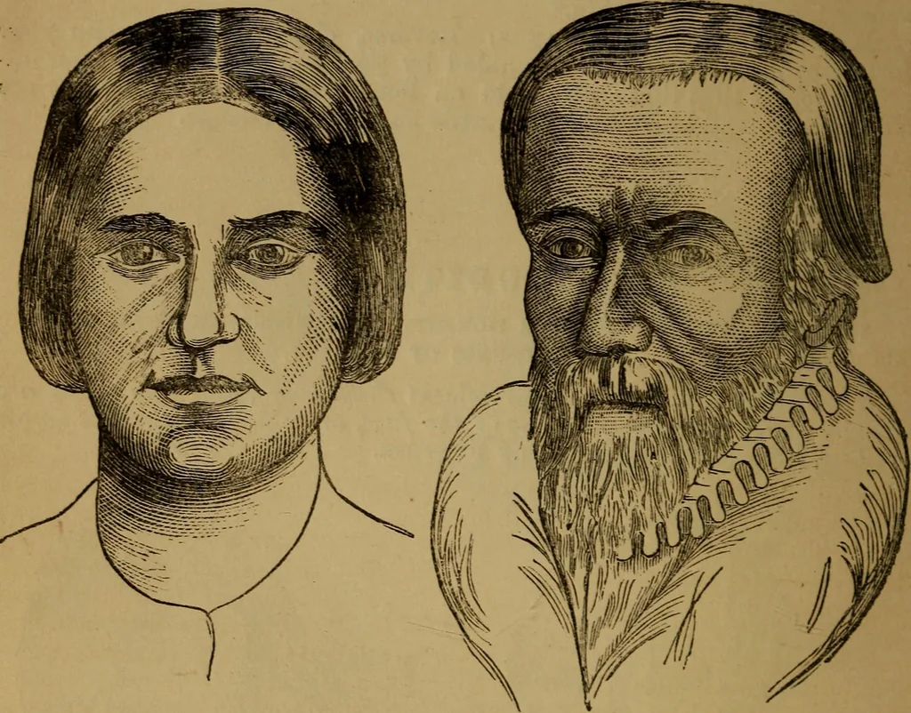An illustration from An original and illustrated physiological and physiognomical chart, 1873, leaf 155