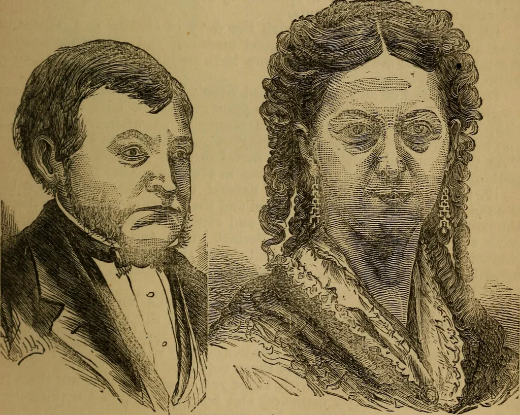 An illustration from An original and illustrated physiological and physiognomical chart, 1873, leaf 186