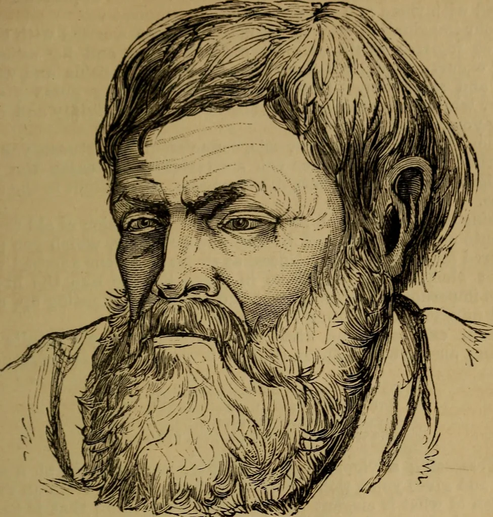 An illustration from An original and illustrated physiological and physiognomical chart, 1873, leaf 208