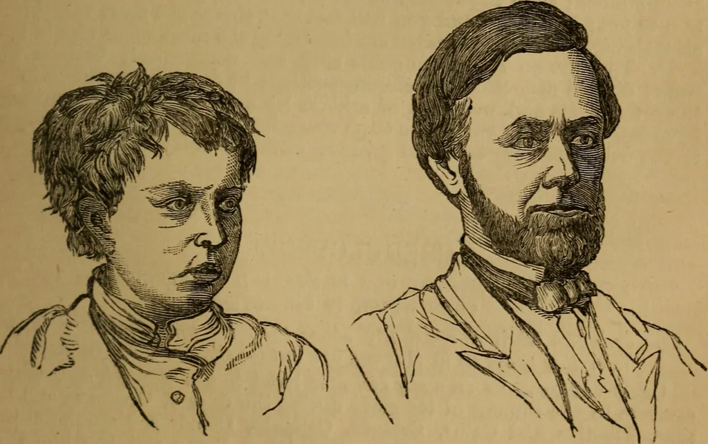 An illustration from An original and illustrated physiological and physiognomical chart, 1873, leaf 214