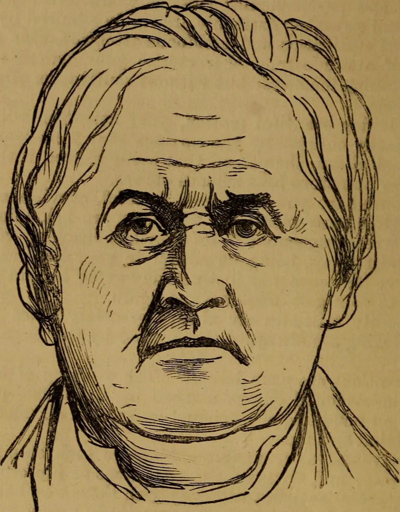 An illustration from An original and illustrated physiological and physiognomical chart, 1873, leaf 225