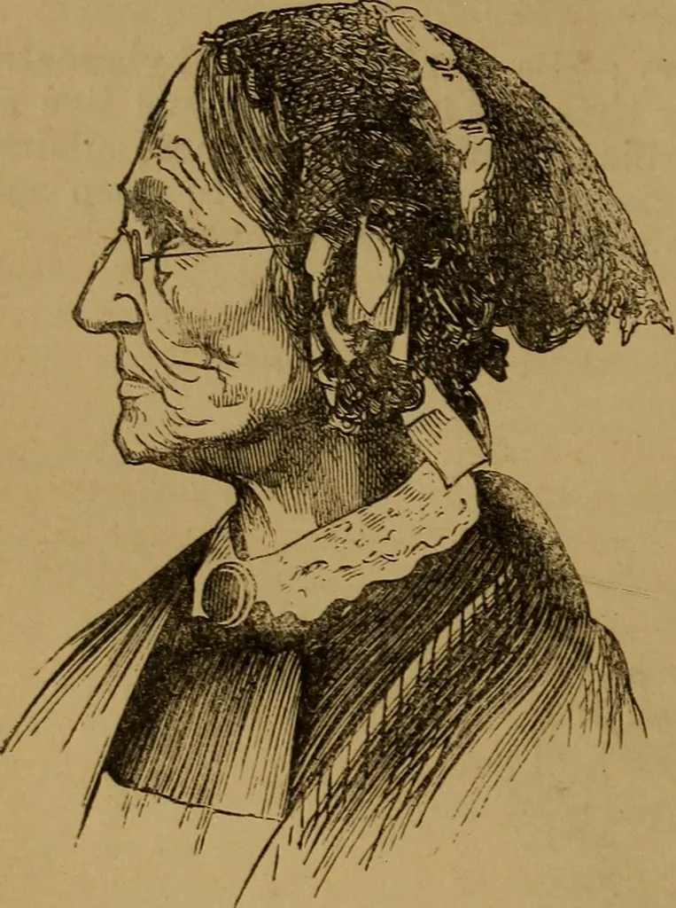An illustration from An original and illustrated physiological and physiognomical chart, 1873, leaf 37