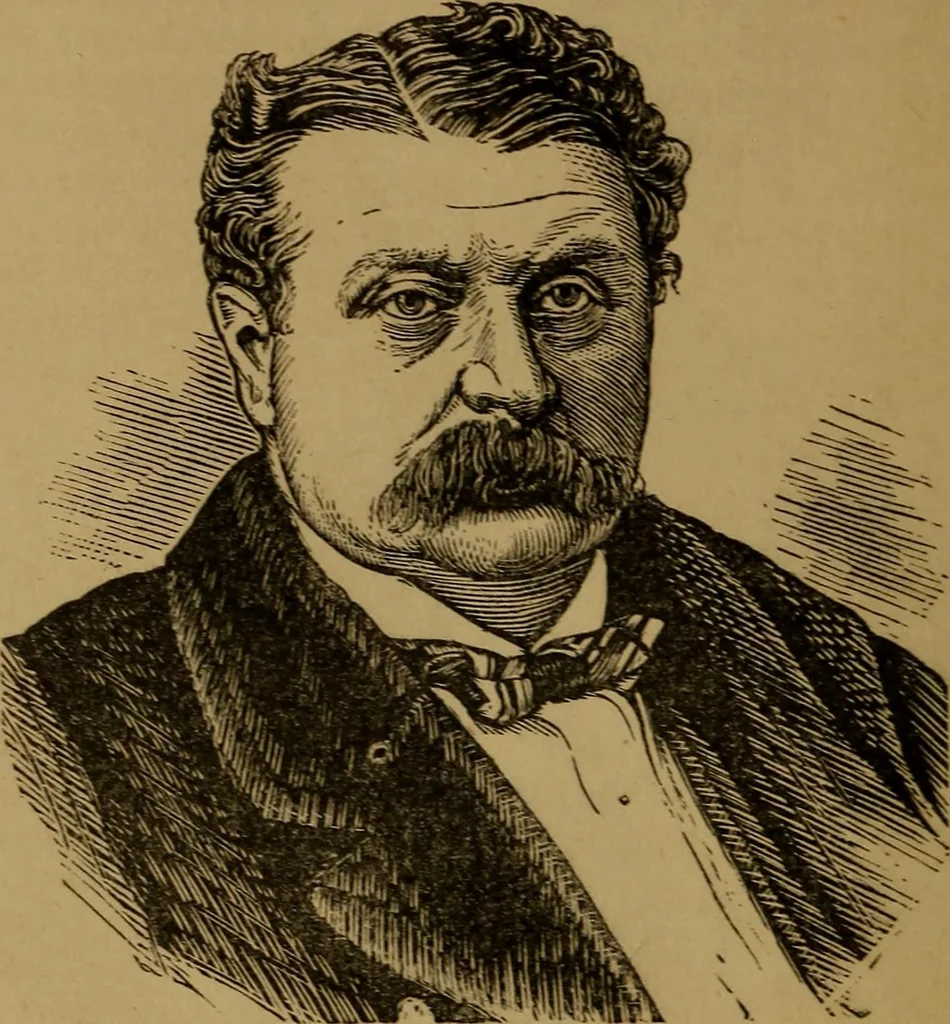 An illustration from An original and illustrated physiological and physiognomical chart, 1873, leaf 45
