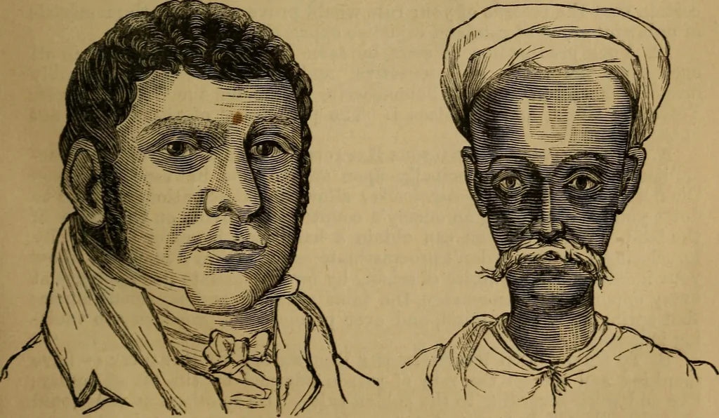 An illustration from An original and illustrated physiological and physiognomical chart, 1873, leaf 46