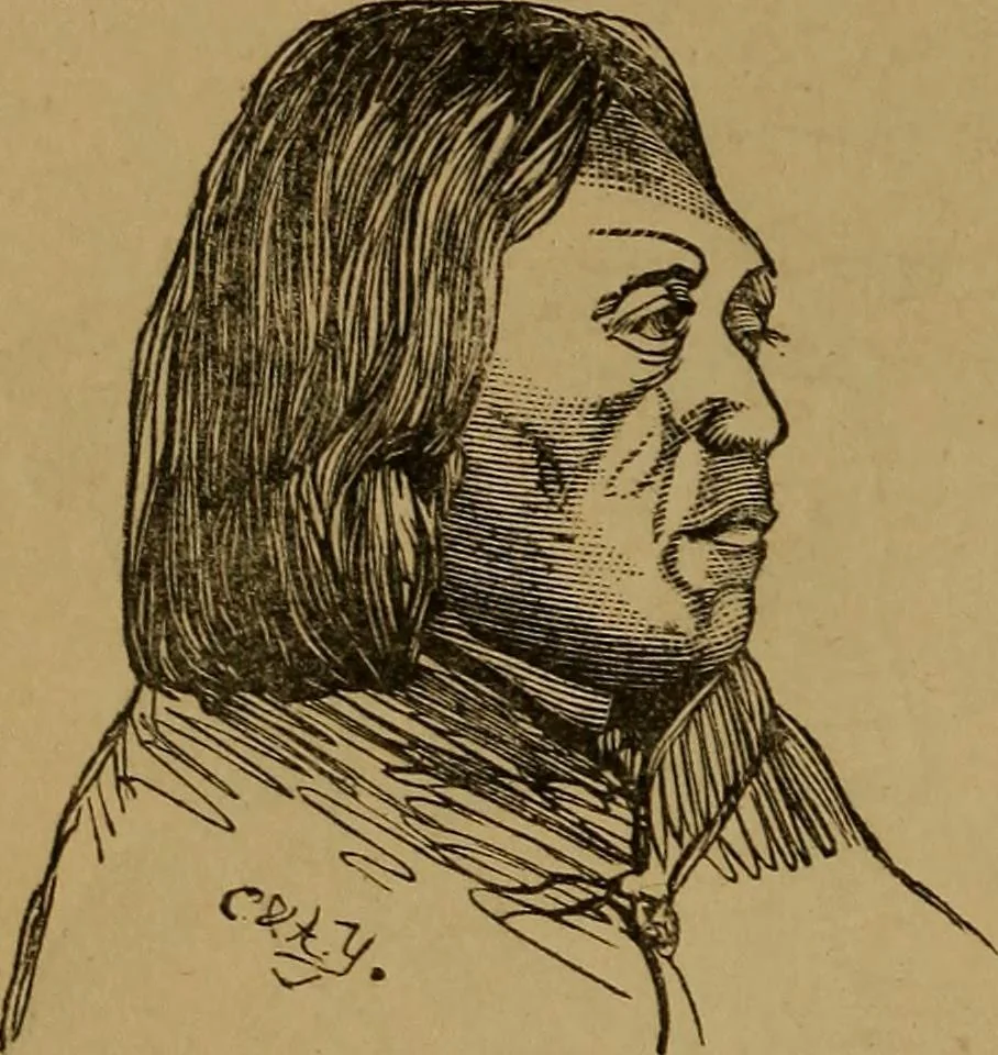 An illustration from An original and illustrated physiological and physiognomical chart, 1873, leaf 57