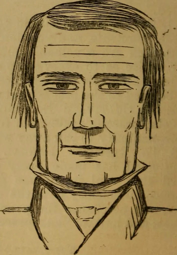 An illustration from An original and illustrated physiological and physiognomical chart, 1873, leaf 93