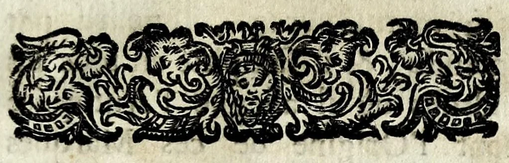 An illustration from Origine des ornemens des armoiries, 1680, leaf 17