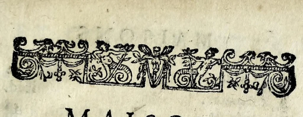 An illustration from Origine des ornemens des armoiries, 1680, leaf 527